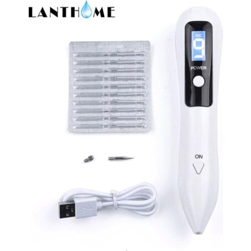 9 Level Laser Plasma Pen Mole Removal Dark Spot Remover LCD Skin Care Point Pen Skin Wart Tag Tattoo Removal Tool Beauty Care