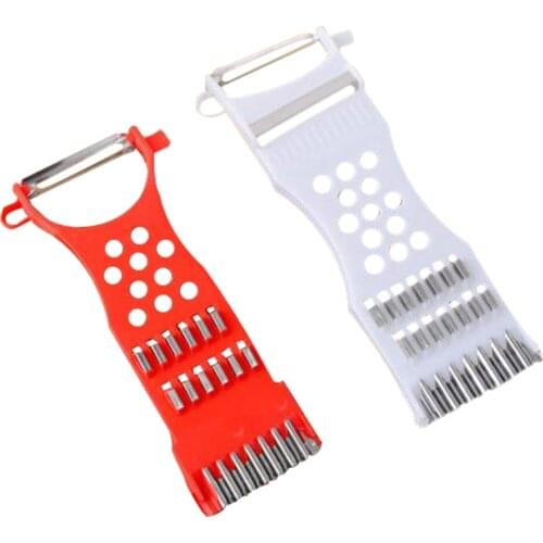 Multi-function Grater Peeler Plastic Handle Kitchen Vegetable Carrot Gadgets Fruit Paring Gadgets Kitchen Dining Vegetable Tools