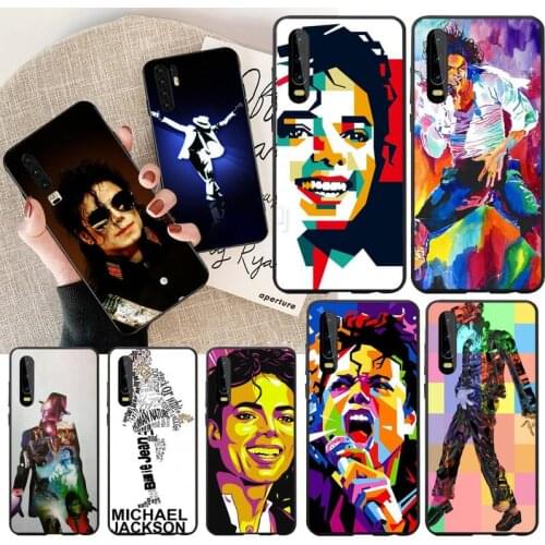 PENHUWAN michael jackson Soft black Phone Case for Huawei Honor 20 10 9 8 8x 8c 9x 7c 7a Lite view pro