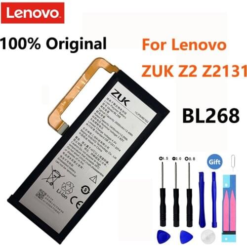 Original 100% New Replacement Battery For Lenovo ZUK Z2 ZUKZ2 Z2131 3500mAh BL268 Mobile Phone Batteries Bateria