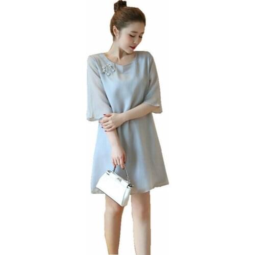 Pregnancy Dress Summer Maternity Clothing Dress Pregnant Vintage Dresses Plus Size