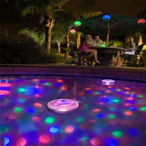 Battery Powered Underwater Fountain Light Disco Spa Bathtub Light Swimming Pool Float lamp LED Light Childrens pool light