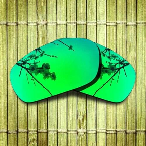 Polarized Replacement Lense For-Oakley Jawbone Sunglasses Frame - Green Mirrored Coating