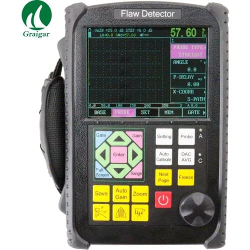 Portable Digital Ultrasonic Flaw Detector GR650 Automated Calibration of Transducer Zero-point
