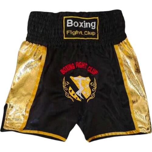 Muay Thai Shorts Boxing Training Game Match Kickboxing Pants Custom Fightwear For Men Women Kids Free Combat MMA Fight Trunks