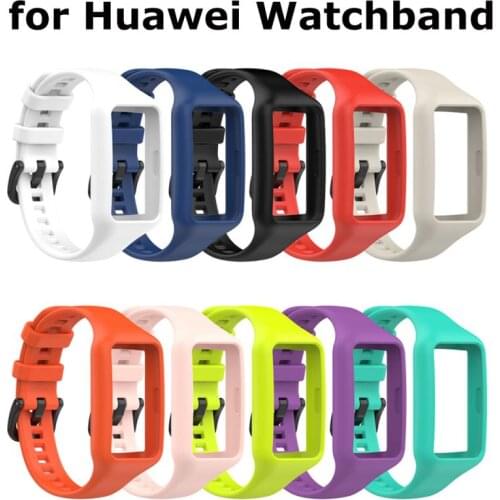 Silicone Watch Strap For Huawei Band 6 Honor Band6 Breathable Smart Watchband Replacement Bracelet For Huawei Band6 Band 6 Strap