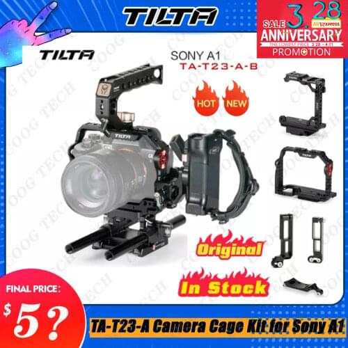 TILTA TA-T23-A Camera Cage Kit for Sony A1 Tactical Basic Suit Body Surround Anti-Scratch Black Gray TA-T23-A/B/FCC/HCC