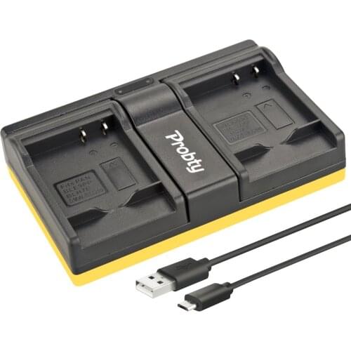 Probty DMW-BLG10 DMW BLG10 USB Dual Charger For Panasonic Lumix DMC GF6 GX7 GF3 GF5 LX100 GX80 GX85