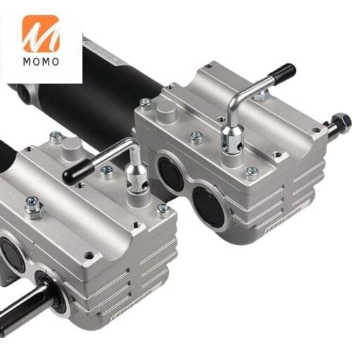 1:32 Gearbox Brush DC motor with power off brake 24v 450 watt 4600 RPM CE