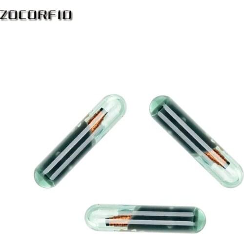 100pcs/lot 1.4*8mm ISO11784/785 FDX-B Pet Microchips cat dog,snake,Arowana,turtle,syringe RFID animal tag