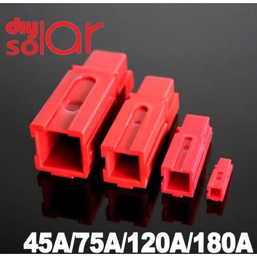 180/120/75/45/30A High Current Power Connector PP45 PP75 PP120 PP180 Plug Red Black Contacts Solar Caravan Boat RV power Supply