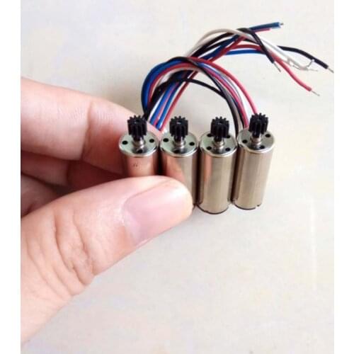 2 Pairs RC Drone Motors CCW CW Engine Motors Propeller Drone Spare Parts Replacement for XS809/XS809S Quadcopter Accessories hz