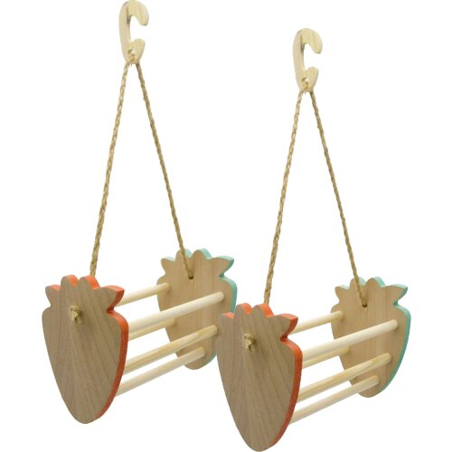2pack/set Hamster Swing Hanging Toys for Chinchilla Gerbils Birds Budgie