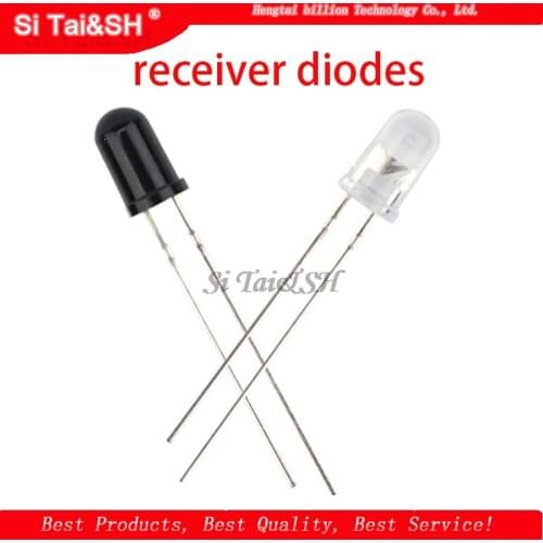 25pairs 5mm 940nm LEDs 25pcs infrared emitter and 25pcs IR receiver diodes