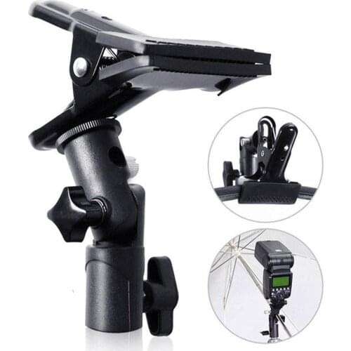 315g Reflector Clamp Clip Holder Light Stand Attachment Reflector Swivel Adapter to 3/8" Screw Studio 1/4" Mount A0K2 For P P6X8