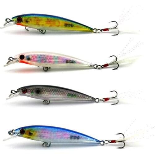 9CM/8G 10pcs Minnow fishing Baits and tackle bass Fishing Lures 3d Pesca topwater Fishing Crankbait Carp Fishing Tackle