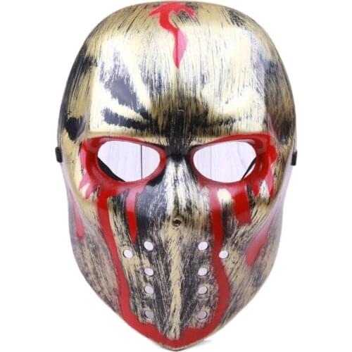 Anime Ghost Face Mask Halloween Scary Person Mask Horror Bleeding Masks Demon Cosplaying Party Show Props Haunted House Masque