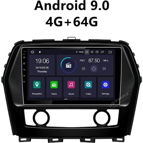 JSTMAX 10.2" Android 9.0 Car GPS Radio Player for Nissan cima Infiniti Q45 2016 2017 with 4GB+64GB Stereo Multimedia player