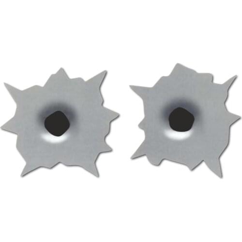 B0655 Self-adhesive Decal Bullets Car Sticker Waterproof Auto Decors on Bumper Rear Window Laptop Helmet