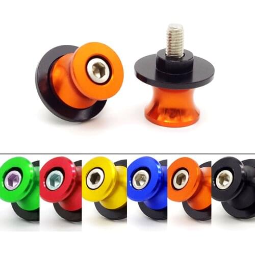 CNC Aluminum Motorcycle Swingarm Spools Slider 8mm Stand Screw For SUZUKI GSX 1300R Hayabusa GSX1300R 1999-2011