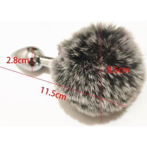 Rabbit Anal Plug Tail Women Cosplay Butt Plug No Vibrator Adult Sex Toys For Woman Men Couples Gay Anus Masturbator SM Sex Shop