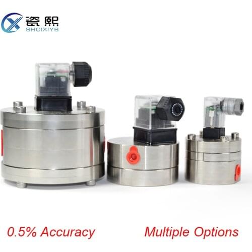 High Performance Oval Gear Micro Flow Meter Stainless Steel Liquid Gasoline Melt Glue Water Fuel Flowmeter