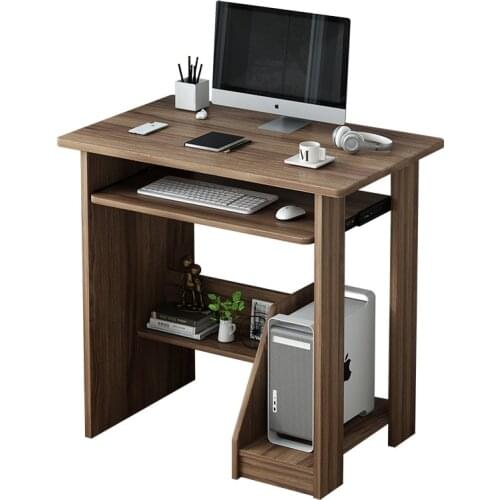 Computer desk desktop computer desk home bedroom desk with keyboard pumping desk study dormitory desk