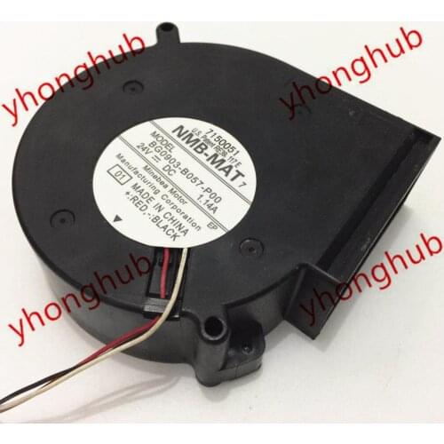 NMB-MAT BG0903-B057-P00 01 DC 24V 1.14A 3-wire 97x97x33mm Server Cooling Fan