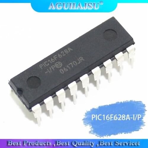 1pcs/lot PIC16F628A-I/P PIC16F628AIP PIC16F628A 16F628A DIP18