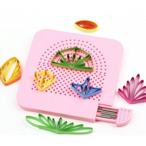 Needle Plate Paper Folding Gift DIY Paper Quilling Tool Quilter Grid Guide Handmade Paper Craft Tool Toy