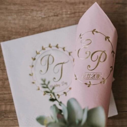 Lunch Personalisierte Servietten, Bedruckte Servietten, Hochzeit, Engagement , Wedding Napkins, Custom Luncheon Napkins