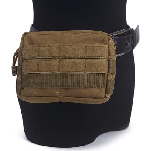 Outdoor Military Molle Utility EDC Tool Waist Pack Tactical Medical First Aid Pouch Phone Holder Case Hunting Bag