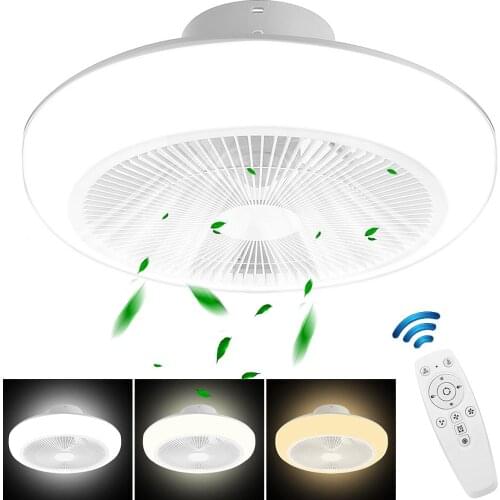 Shintur 48/52CM Intelligent Ceiling Fan with Lamp Electric Fan Bedroom Decorative Ventilator Lamp Smart Control With Remote