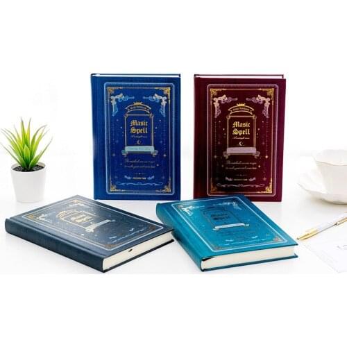 "Magic Spells ver2" Hard Cover Big Diary Vintage Beautiful Journal Business Study Notebook Stationery Gift