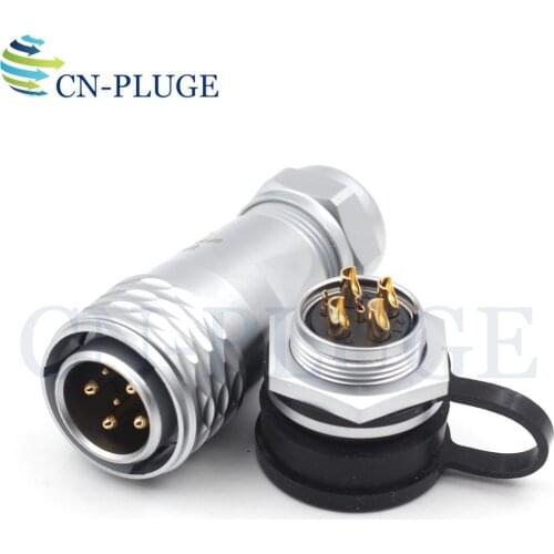 WEIPU SF2010/P SF2012/S 6 Pin Industrial Power Cable Connector Waterproof Aviation Wire Connector Male Plug & Female Socket IP67
