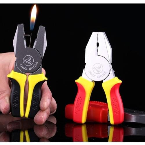 Creative Vise Funny Fun Mens Gadgets Butane Gas Cigarette Smoking Lighter Open Fmale Lighter Accessories Gifts for Boyfriend
