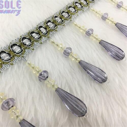 12M Crystal pineapple beads Curtain Trims Lace Tassels Curtain Hanging Ball Tie Back Straps Holders Accessories Home Decoration