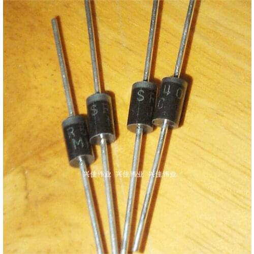 200PCS/LOT New Schottky Diode SR540 SB540 5A/40V DO-27 Inline Diode