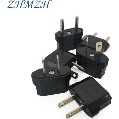 ZHMZH 3pcs Universal Travel Power Plug Adapter AU Standard EU Type US Plug Converter Adaptor 10A Electrical Socket