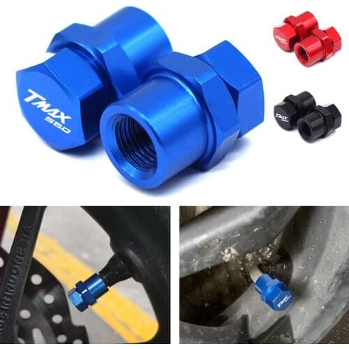 Motorcycle CNC Aluminum Wheel Tire Valve Air Port Cover Caps For Yamaha TMAX 560 Tmax560 With LOGO Accessories High Quality