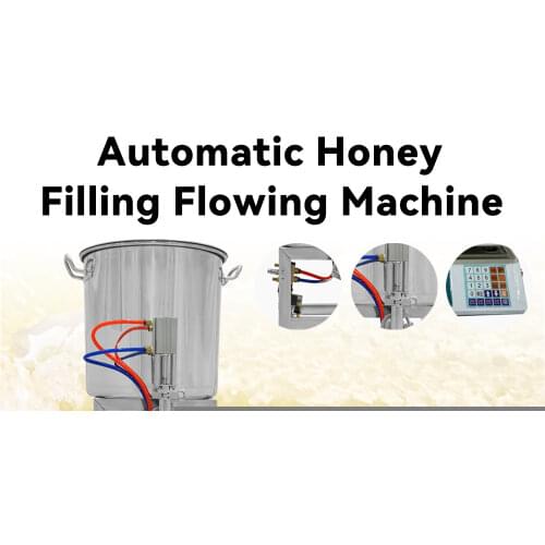 BeeKeeping Automatic Honey Filling Flowing Machine 50g~2500g Scale Honeybee Viscous Paste Filling Machine For Beekeeper Suppiler
