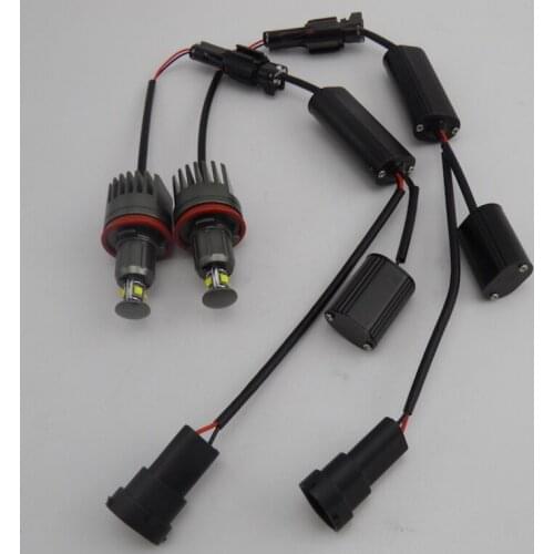 Car Accessories New Styling Ready To Ship Canbus Error Free E92 H8 40W LED Marker Driving Light Bulbs Angel Eyes