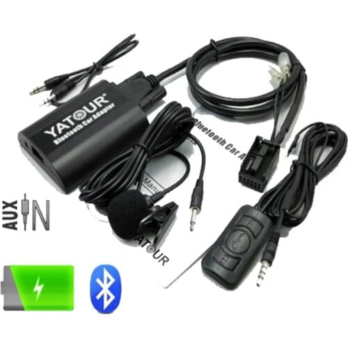 Yatour BTA car radio Bluetooth hands free kit for RD4 Peugeot 207 307 308 407 Citroen C2 C3 C4 AUX BT A2DP 9899