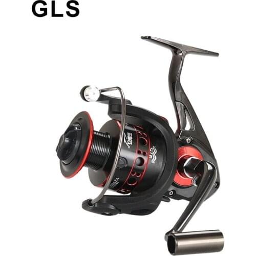 GLS brand all-metal aluminum alloy body metal wire cup / metal rocker arm / metal foot spinning wheel fishing line wheel