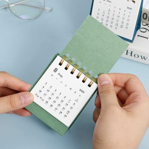 2021 Twelve Constellation Series Mini Desk Calendar DIY Portable Desk Calendars Daily Schedule Planner