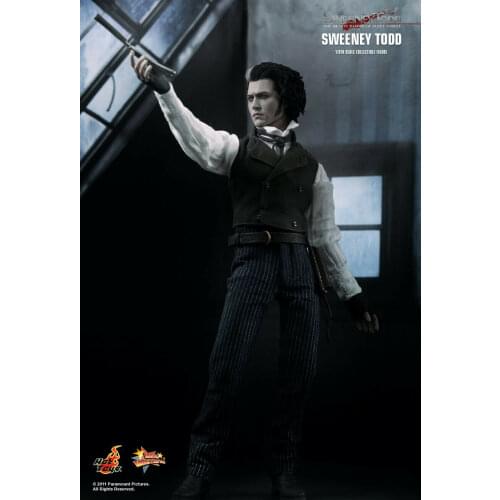 Hot Toys MMS149 Demon Barber Street 1/6 Sweeney Todd Johnny Depp Figure