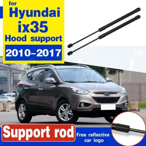 For Hyundai ix35 2010-2017 Car Styling Front Bonnet Hood Gas Struts Lift Support Shock Damper hydraulic rod strut strut rod