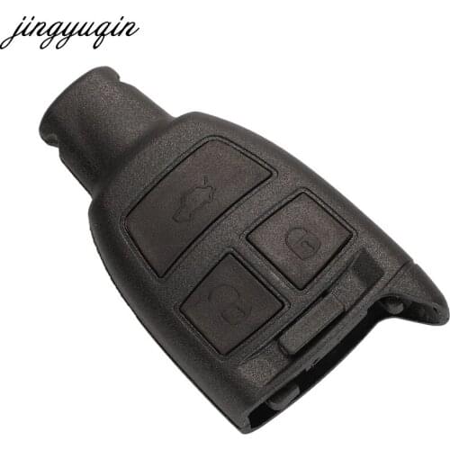 Jingyuqin 10pcs Remote Car Key Case Shell For Fiat Croma No Blade 3 Buttons Smart Auto Key Blank Replacement