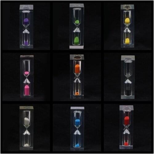 MagiDeal NEW 3 Minutes Clear Acrylic Hourglass Sandglass Sand Timer for Kitchen Home Cafe Room Decor Clock Decoration
