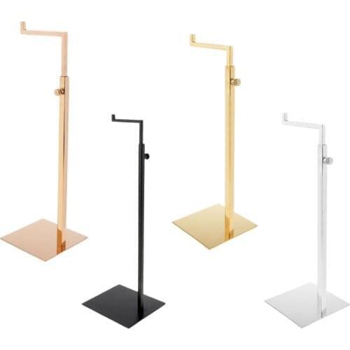 Metal Handbag Display Stand Mall Shop Adjustable Jewelry Hat Show Tray Necklace Bracelet Holder Cool Scarf Rack Retail Bag Shelf